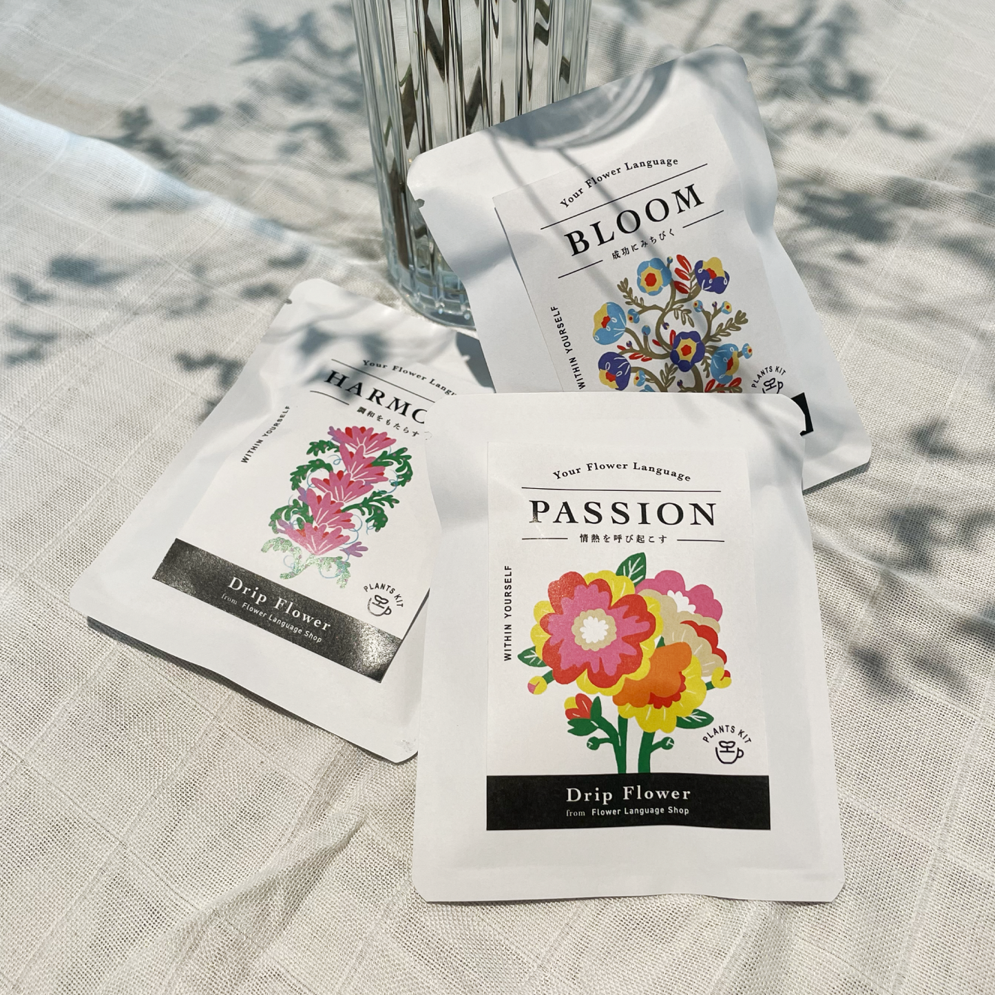 花言葉の栽培キット ドリップフラワーPASSION ~情熱を呼び起こす~